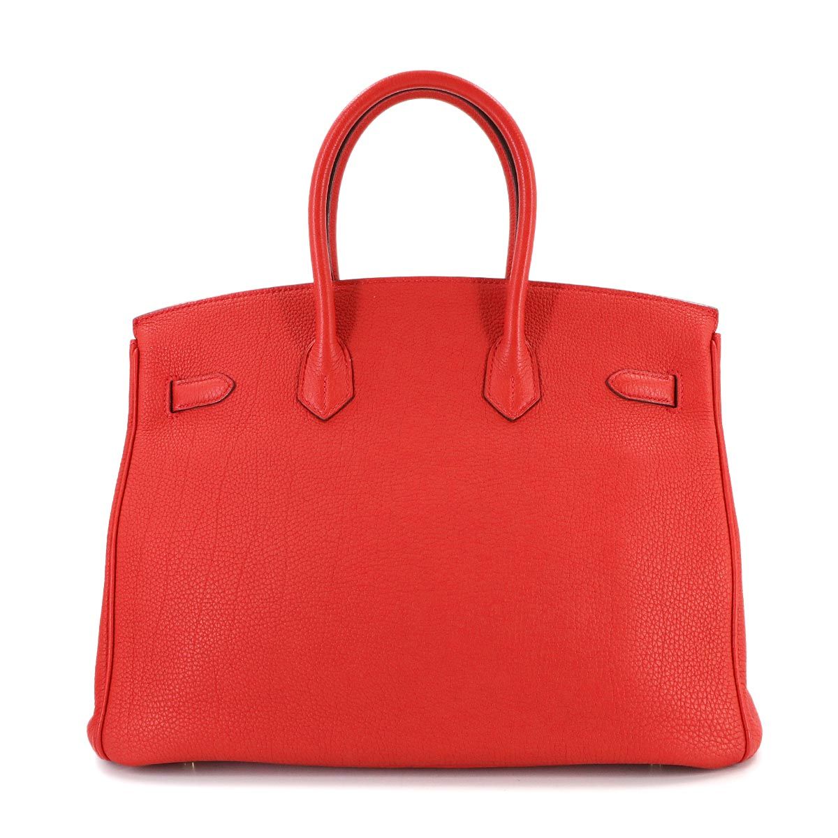 Hermes Birkin 35 Togo Vermillion Hand Bag Gold — view 3