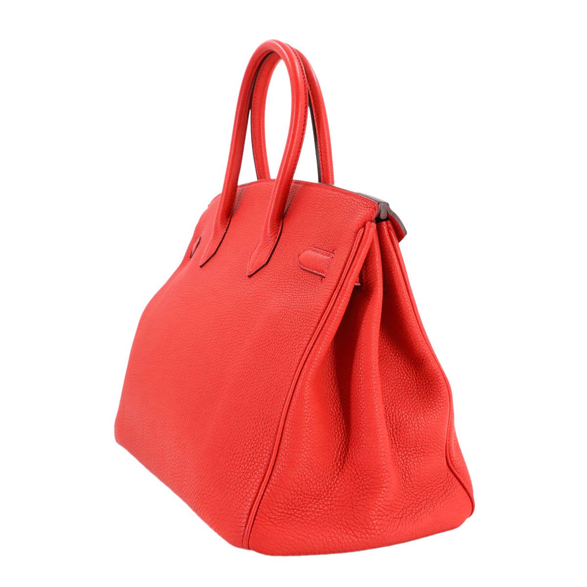 Hermes Birkin 35 Togo Vermillion Hand Bag Gold — view 4