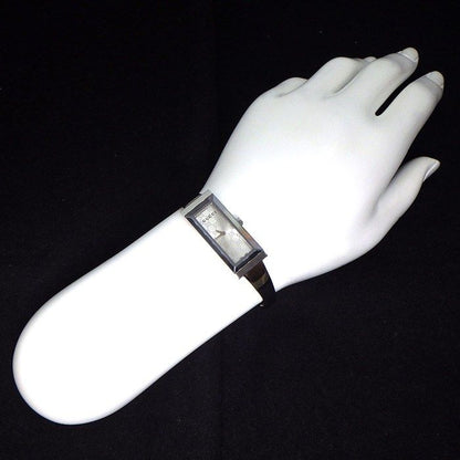 Gucci Watch Rectangle 127.5 GG Sunray Silver Dial SS — view 9