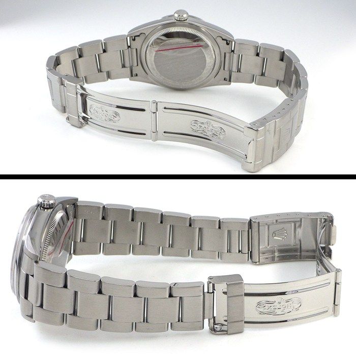 Rolex Watch Explorer I a Number 1998 Black Dial Luminous Hands Index SS — view 3