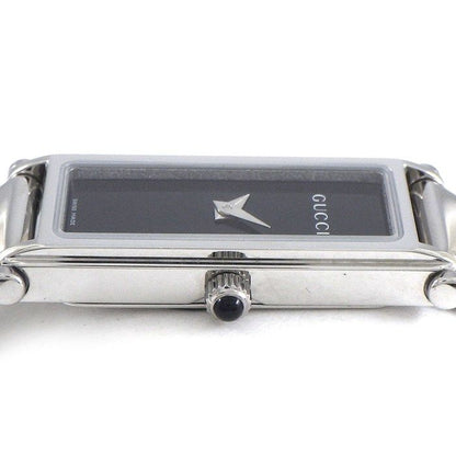 Gucci Watch Bangle Rectangular Black Dial Horsebit Class SS — view 2