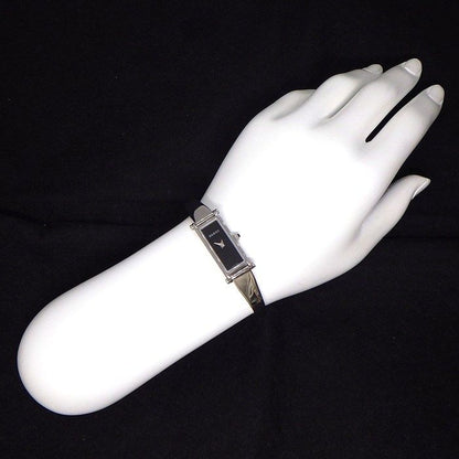 Gucci Watch Bangle Rectangular Black Dial Horsebit Class SS — view 7