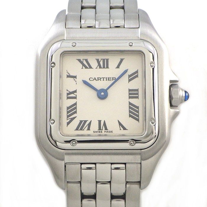 Cartier Watch Pante SM Ivory Dial man Index SS