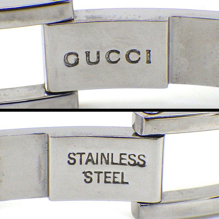 Gucci Watch Friends 128.5 Diamond Index Square Black Dial SS — view 5