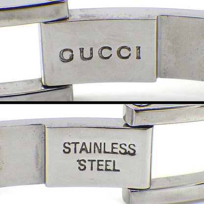 Gucci Watch Friends 128.5 Diamond Index Square Black Dial SS — view 5