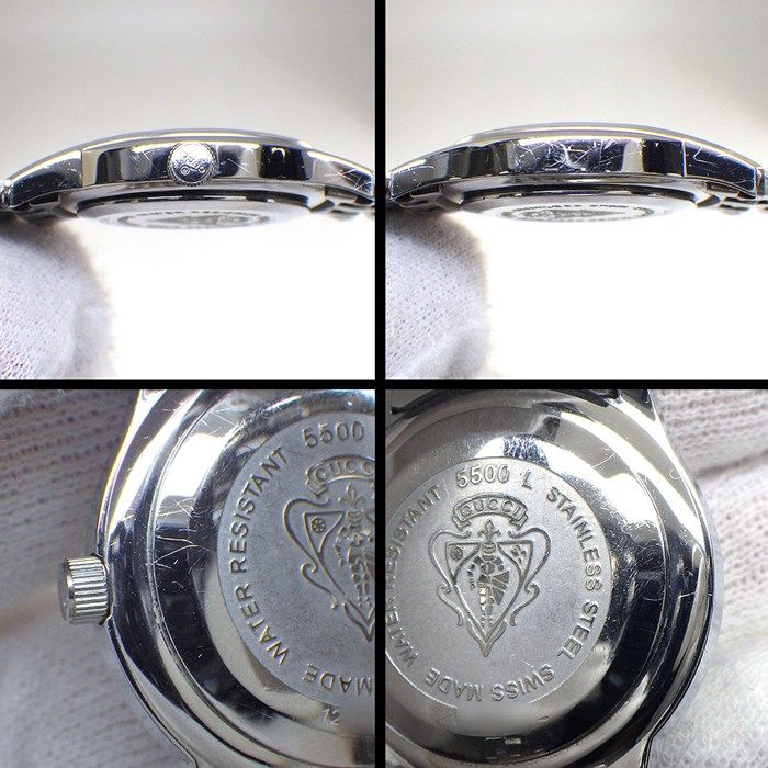 Gucci Watch Class Sunray Silver Dial man Index Date SS — view 6