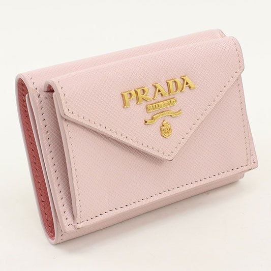 Prada Saffiano Leather Trifold Wallet