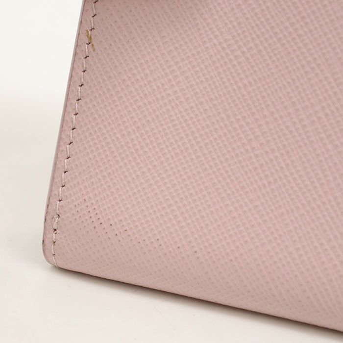 Prada Saffiano Leather Trifold Wallet — view 8