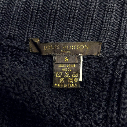 Louis Vuitton Jacket S Navy Long Sleeve Knit All Season — view 3