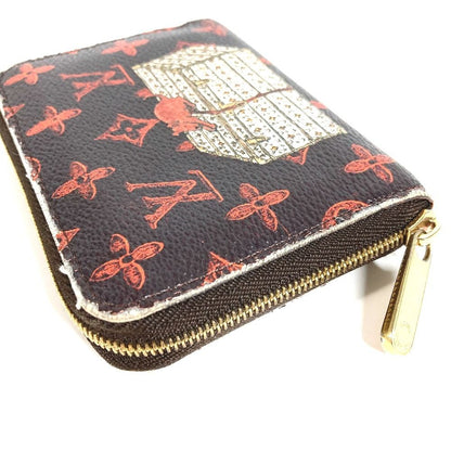 Louis Vuitton Coin Case Zippy Purse Monogram Canvas Brown — view 8