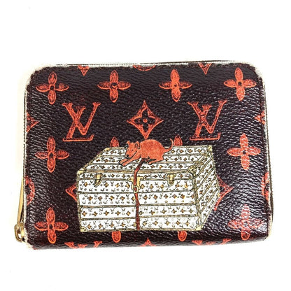 Louis Vuitton Coin Case Zippy Purse Monogram Canvas Brown — view 2