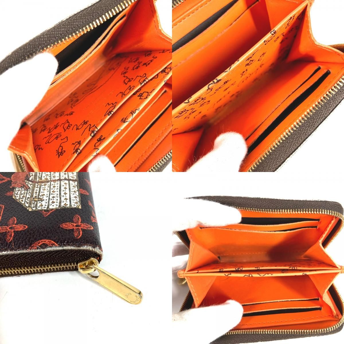 Louis Vuitton Coin Case Zippy Purse Monogram Canvas Brown — view 9