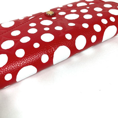 Louis Vuitton Wallet Portefeuille Sarah NM Leather Yayoi Kusama — view 6