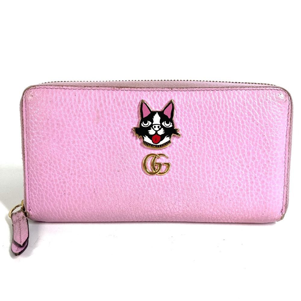 Gucci Wallet Bosco Leather Pink