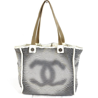 Chanel Shoulder Bag Magic CC Logo Cotton Ivory