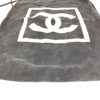Chanel Backpack CC Logo Cotton Black — view 2
