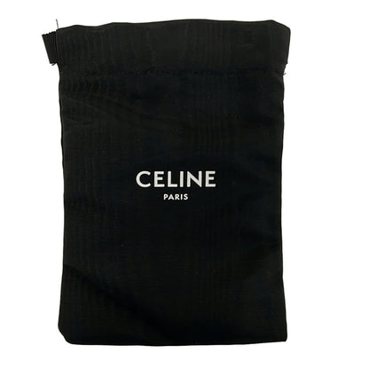 Celine Shoulder Strap Green Beige Gold Leather — view 5