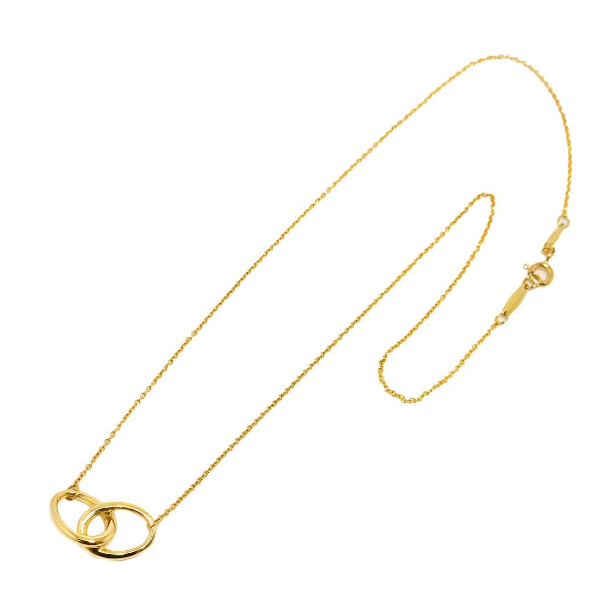 Tiffany & Co Double Loop Necklace 39 cm 18k YG Yellow Gold — view 2