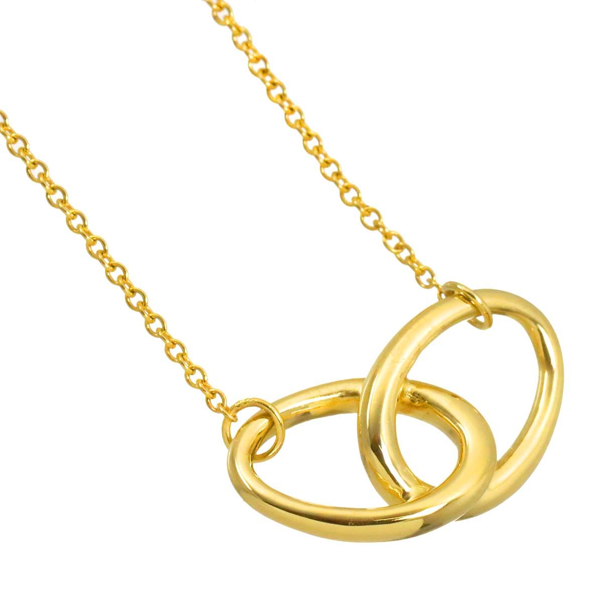 Tiffany & Co Double Loop Necklace 39 cm 18k YG Yellow Gold — view 3