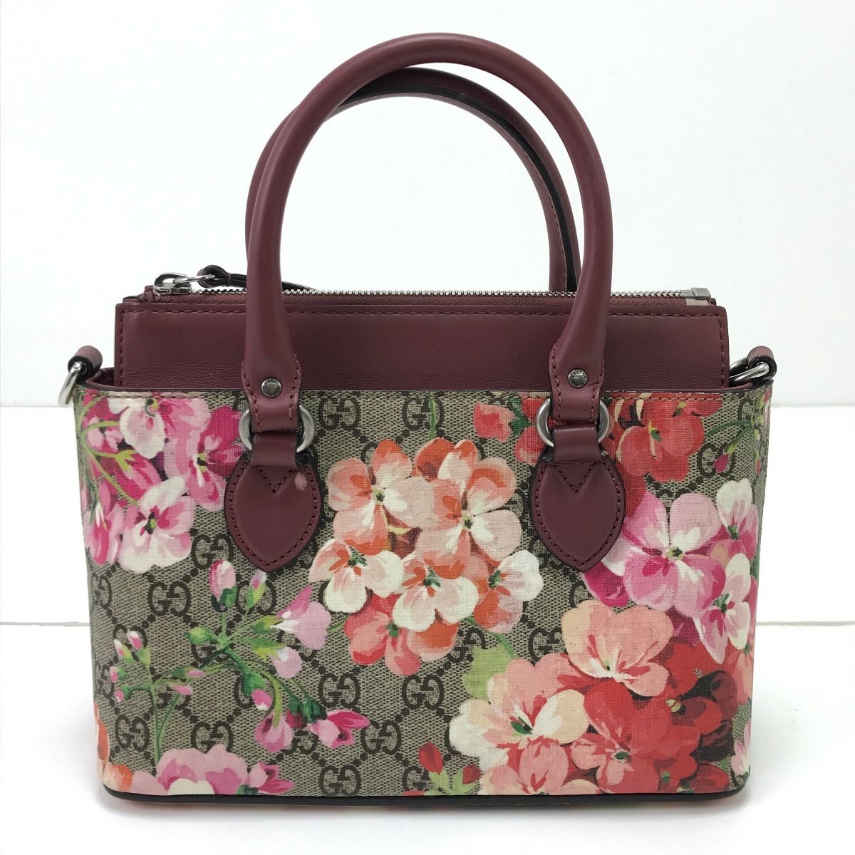 Gucci 2-Way Shoulder Bag Pink Beige — view 2