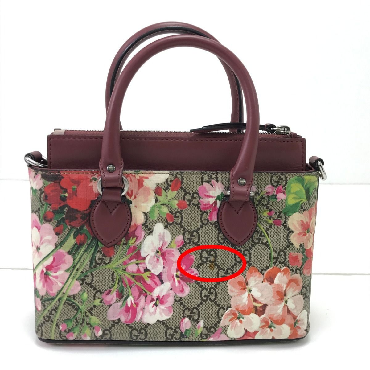 Gucci 2-Way Shoulder Bag Pink Beige — view 3