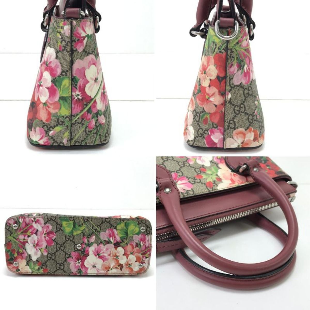 Gucci 2-Way Shoulder Bag Pink Beige — view 5