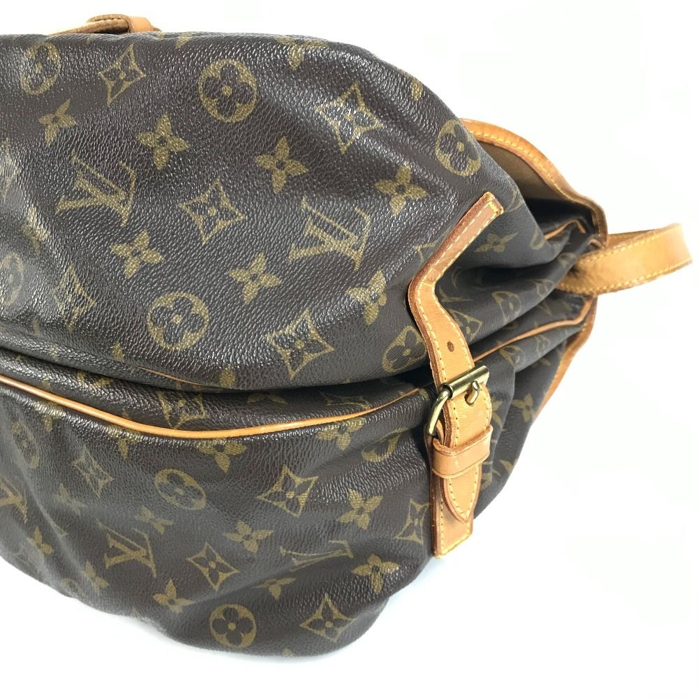Louis Vuitton Shoulder Bag Saumur 35 Monogram Canvas Brown — view 6