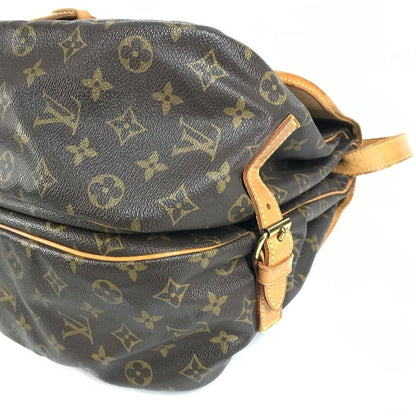 Louis Vuitton Shoulder Bag Saumur 35 Monogram Canvas Brown — view 6