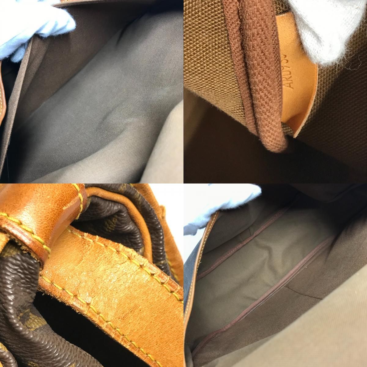 Louis Vuitton Shoulder Bag Saumur 35 Monogram Canvas Brown — view 9