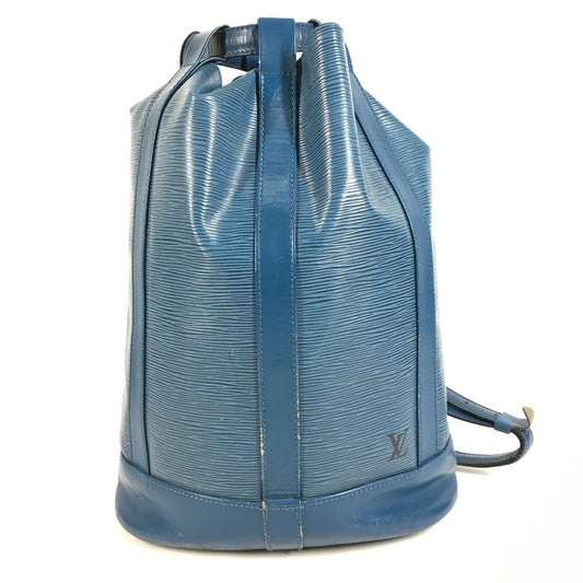 Louis Vuitton Shoulder Bag Randonnee PM Epi Leather Toledo Blue