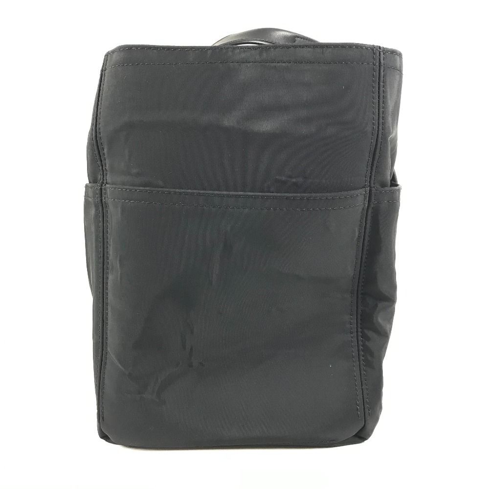 Hermes Handbag Acapulco Leather Nylon Black — view 3