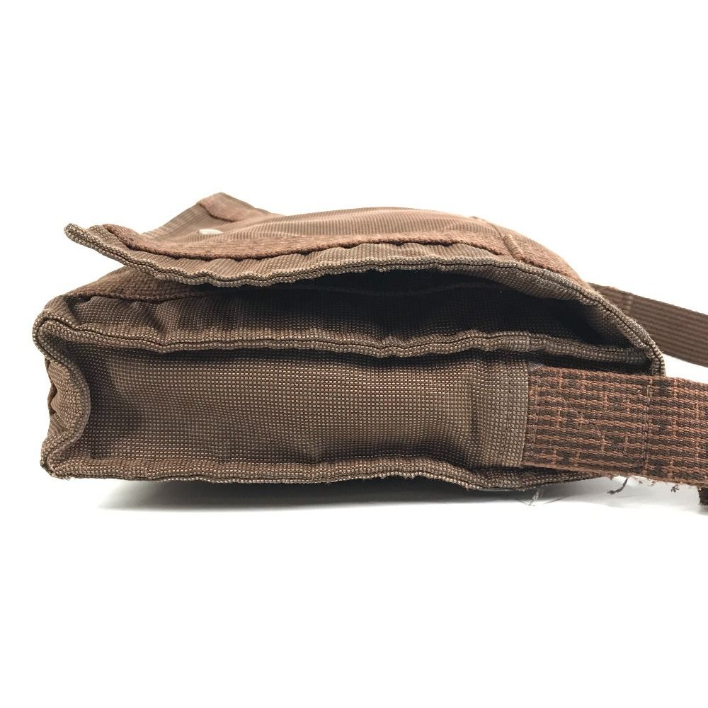 Hermes Shoulder Bag Besace PM Canvas Brown — view 4