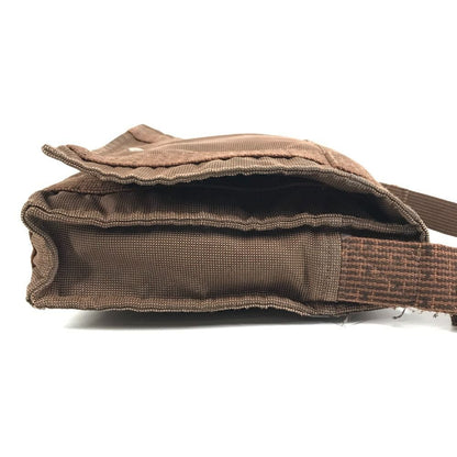 Hermes Shoulder Bag Besace PM Canvas Brown — view 4