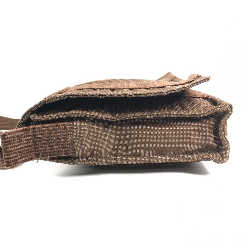Hermes Shoulder Bag Besace PM Canvas Brown — view 5