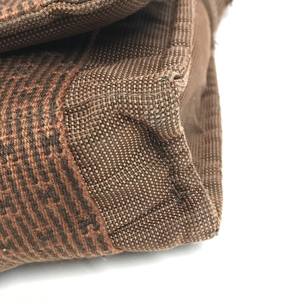 Hermes Shoulder Bag Besace PM Canvas Brown — view 7