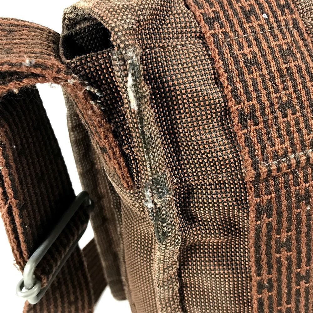 Hermes Shoulder Bag Besace PM Canvas Brown — view 3
