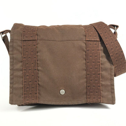 Hermes Shoulder Bag Besace PM Canvas Brown