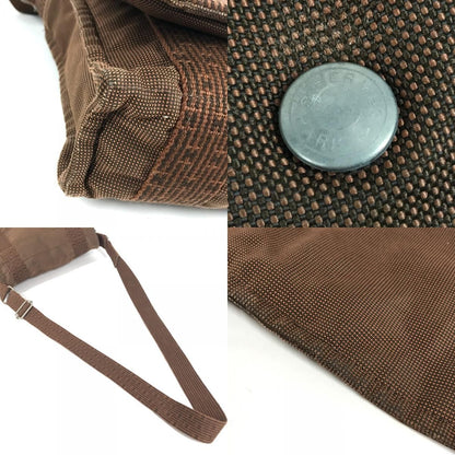 Hermes Shoulder Bag Besace PM Canvas Brown — view 8