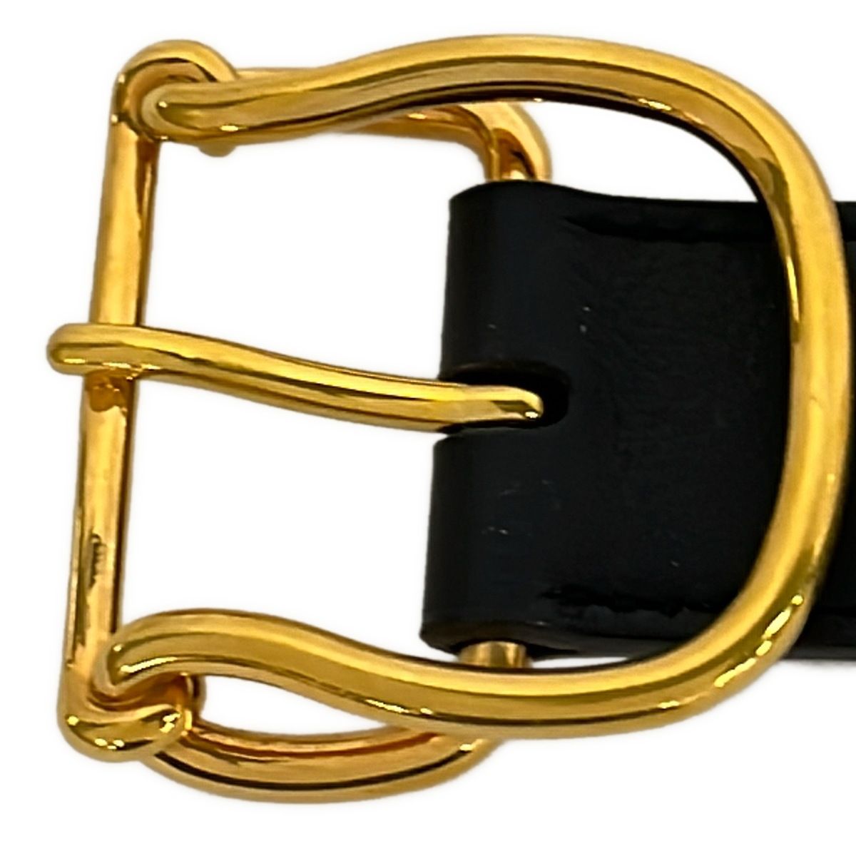 Hermes Belt 75 Salto Black Gold — view 3