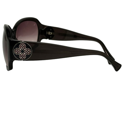 Louis Vuitton Sunglasses Ursula Strass Dark Gray Glitter Eyewear — view 2
