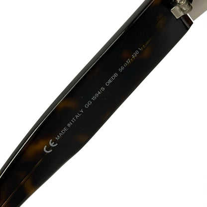 Gucci Sunglasses S Dark Brown Silver Eyewear — view 5