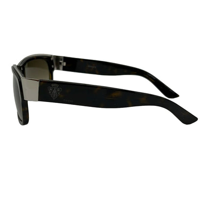 Gucci Sunglasses S Dark Brown Silver Eyewear — view 2