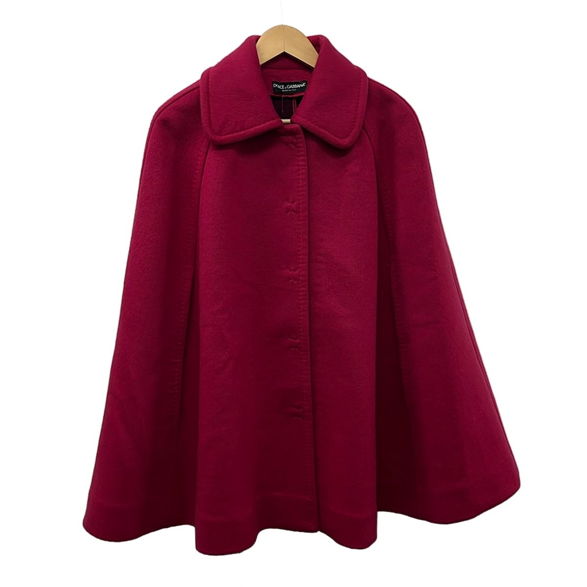 Dolce & Gabbana Coat 42 M Pink Long Sleeve Winter