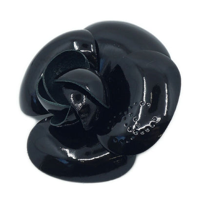 Chanel Camellia Black Brooch Flower Small — view 2