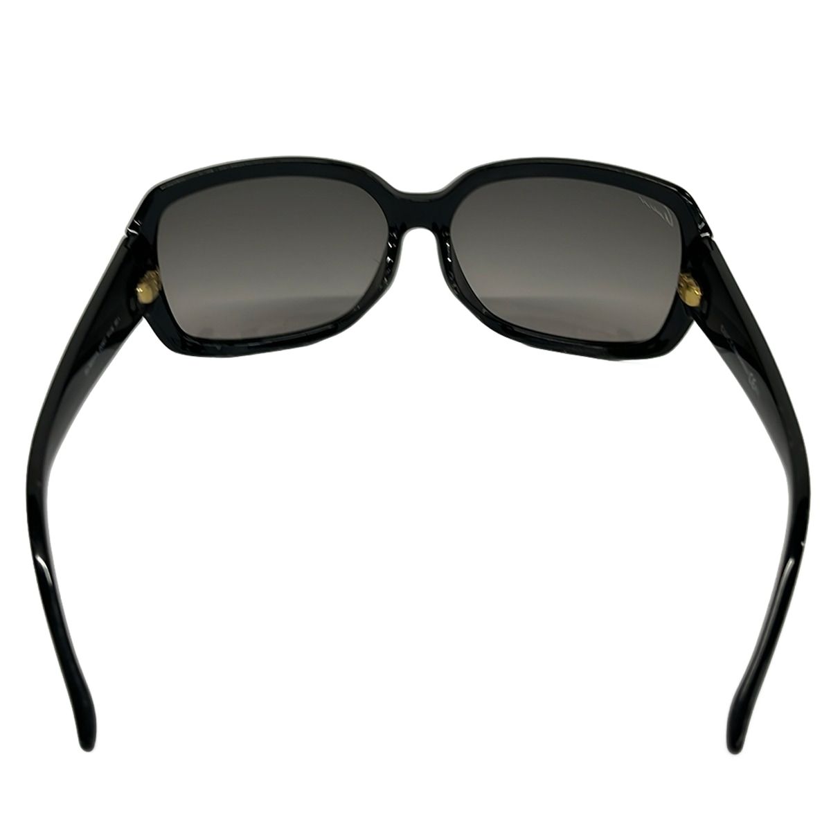 Gucci Sunglasses Micro Guccissima S Gray Black Leather Eyewear — view 3