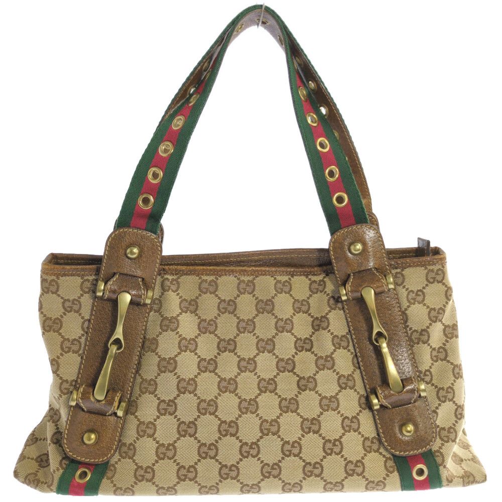 Gucci GG Canvas Sherry Line Tote Beige — view 3