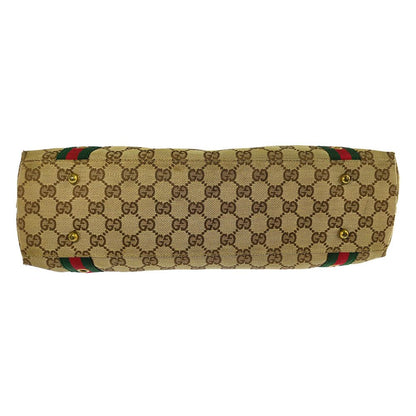 Gucci GG Canvas Sherry Line Tote Beige — view 4