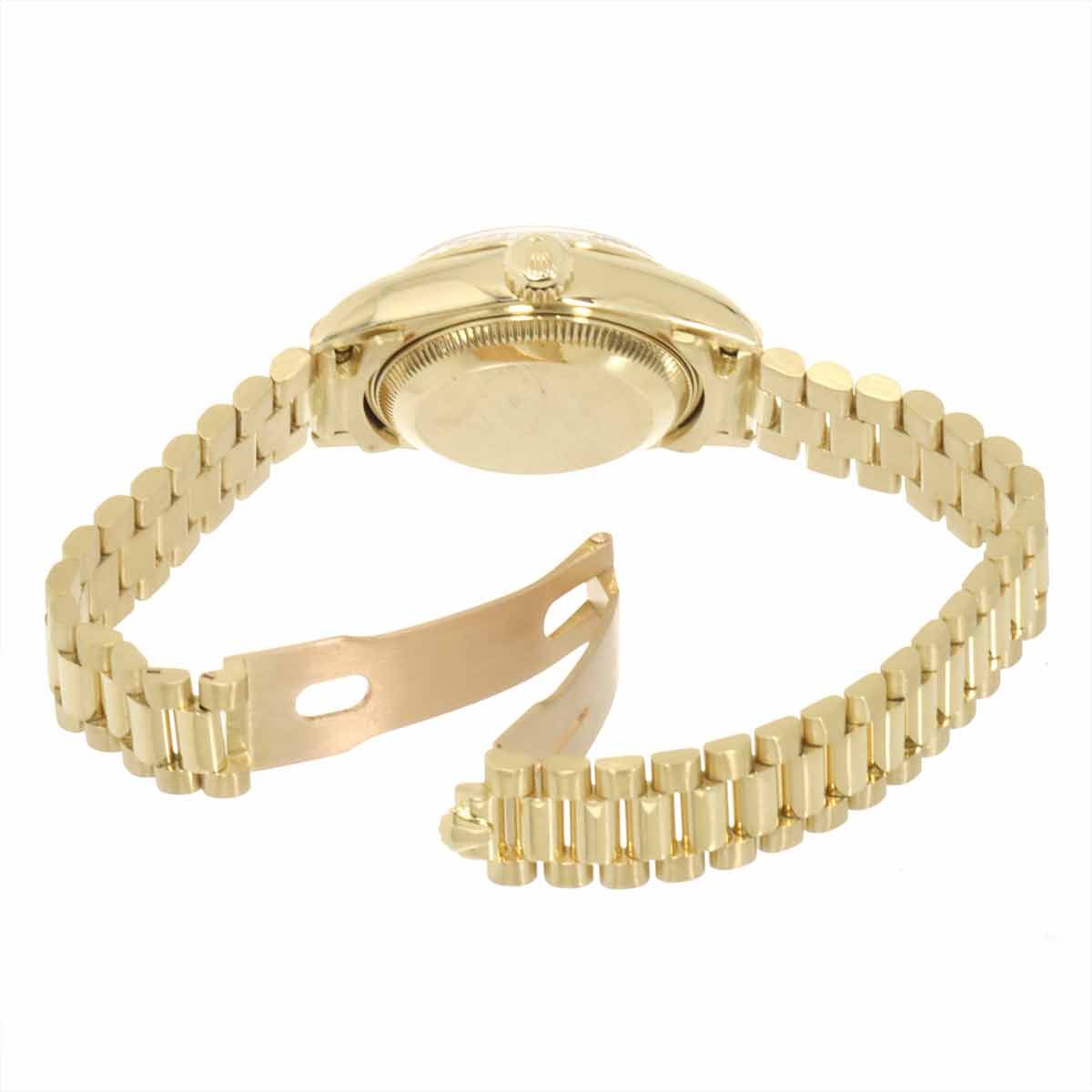 Rolex Datejust No Watch Diamond Champagne Gold 18k Yellow Automatic Winding — view 4