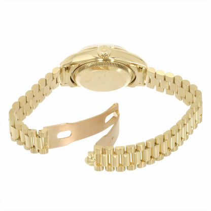 Rolex Datejust No Watch Diamond Champagne Gold 18k Yellow Automatic Winding — view 4
