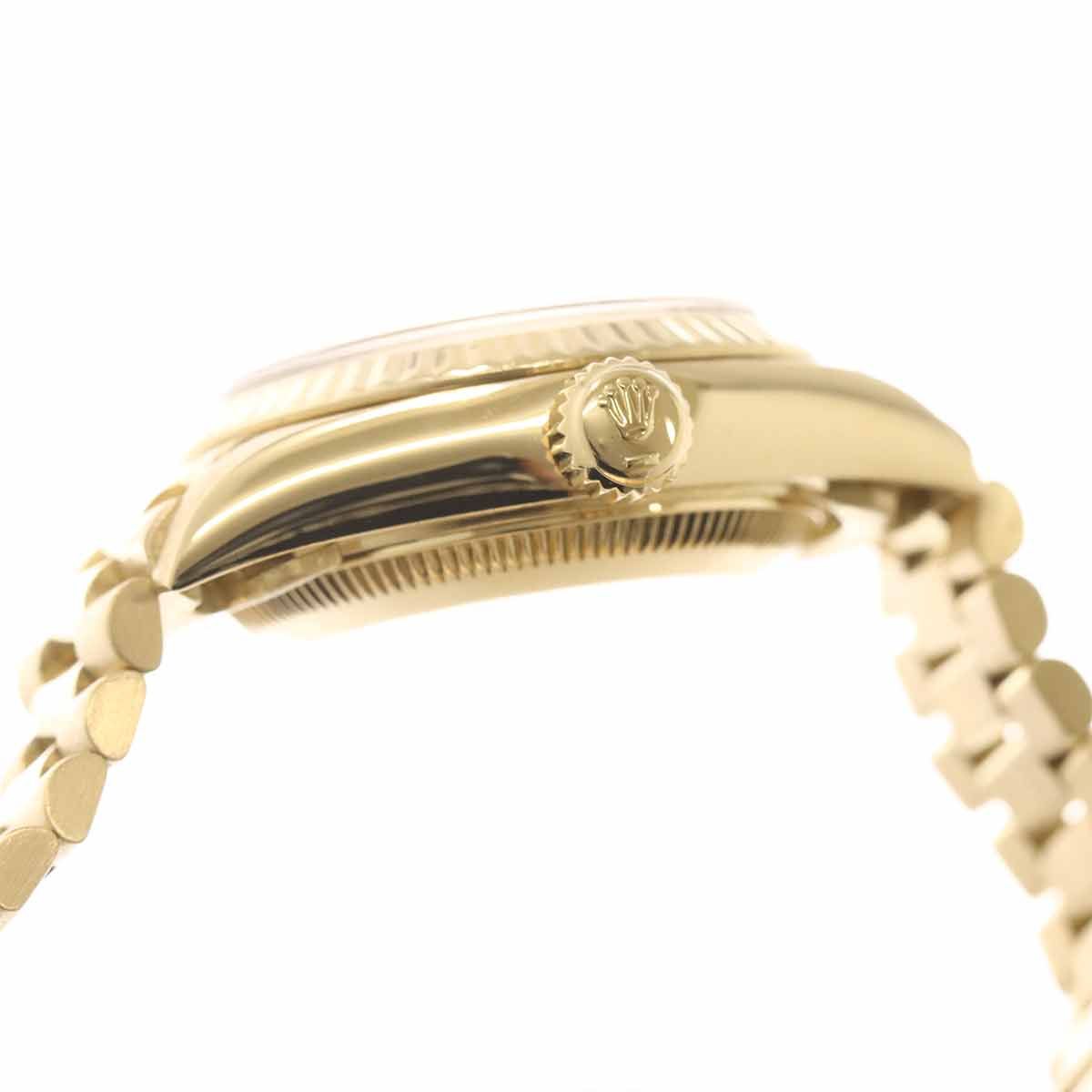 Rolex Datejust No Watch Diamond Champagne Gold 18k Yellow Automatic Winding — view 5